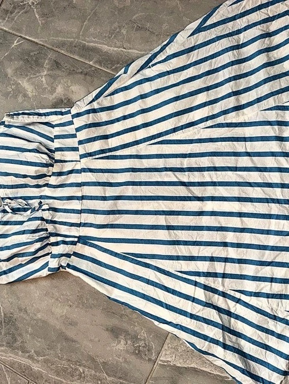 Old Navy Striped Mini Dress in Blue & White Size XS